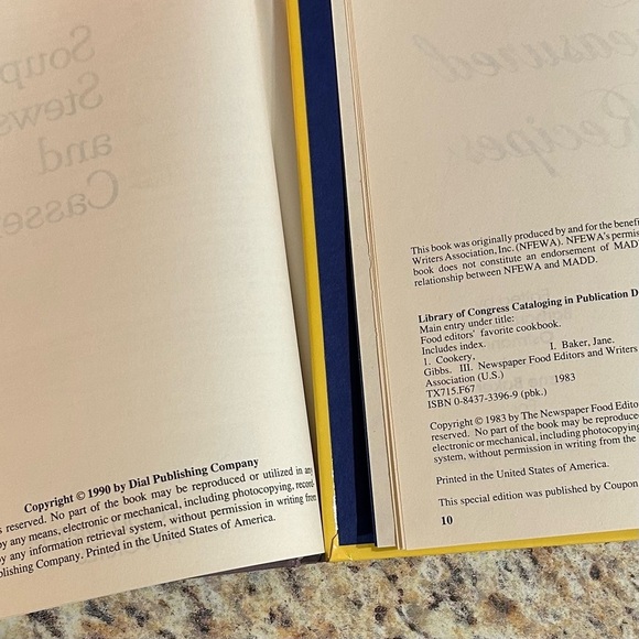 Two Vintage 1983 1990 MADD Cookbooks Treasured Recipes, Soups Stews Casseroles - Picture 4 of 9